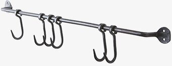 Väggskena Med Krokar Thor från Affari, robust och stilren