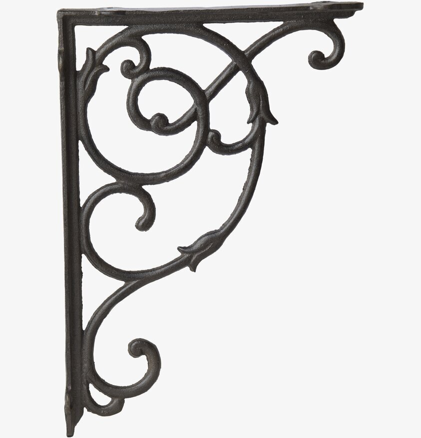 Frej Konsol L Svart/Brun från Affari med snirkliga mönster