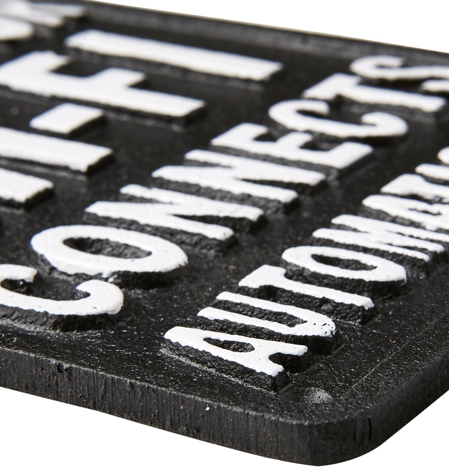 Facia Skylt - Wi-Fi från Affari, svart med vit text