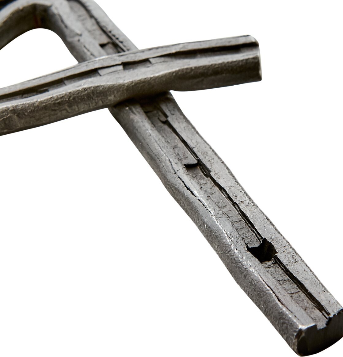 Thor Nummerskylt 4 från Affari, rustik metallskylt i grått