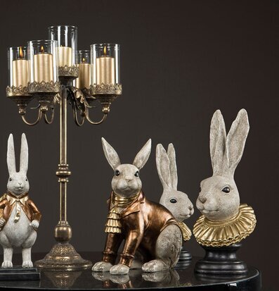 Kanin Art Déco Large från A Lot Decoration i art déco-stil