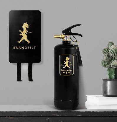 Brandsläckare Design Edition Black Brass från Solstickan