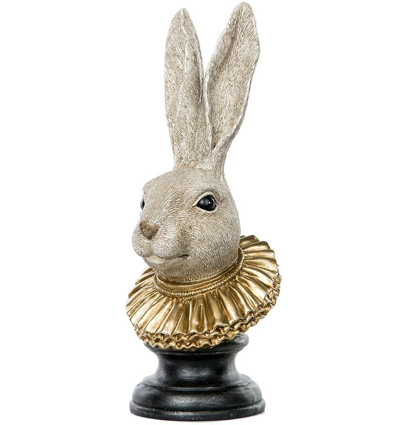 Kanin Art Déco Large från A Lot Decoration med guldkrage