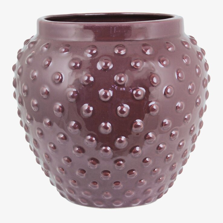 Kruka Johannes Vinröd Stor från Strömshaga med unik design