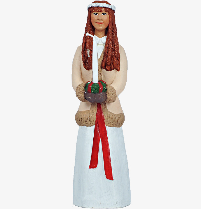 Tärna Anna från Sverigealmanackan, luciatärnafigur