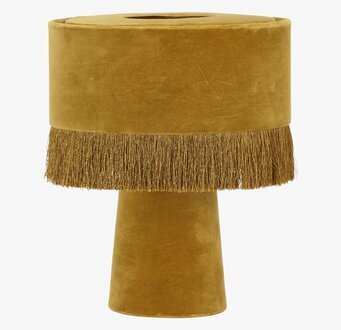 Alexis Bordslampa Guld från PR Home med sammetsdetaljer