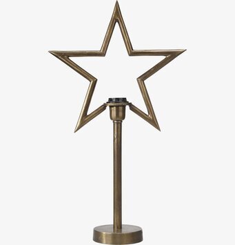 Raw Star Råmässing ljusstake från Sverigealmanackan