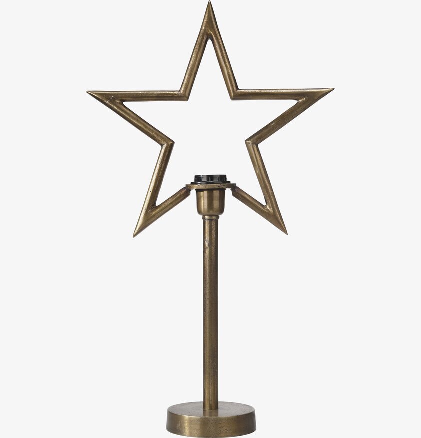 Raw Star Råmässing ljusstake från Sverigealmanackan