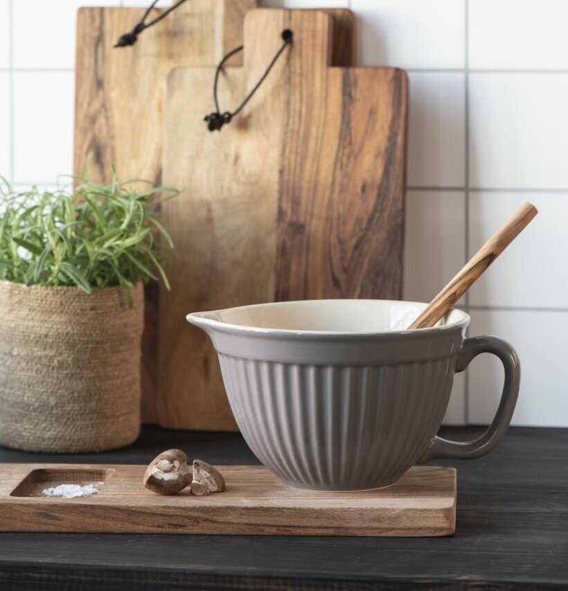 Vispskål Mynte Granite från IB Laursen i stilren köksmiljö