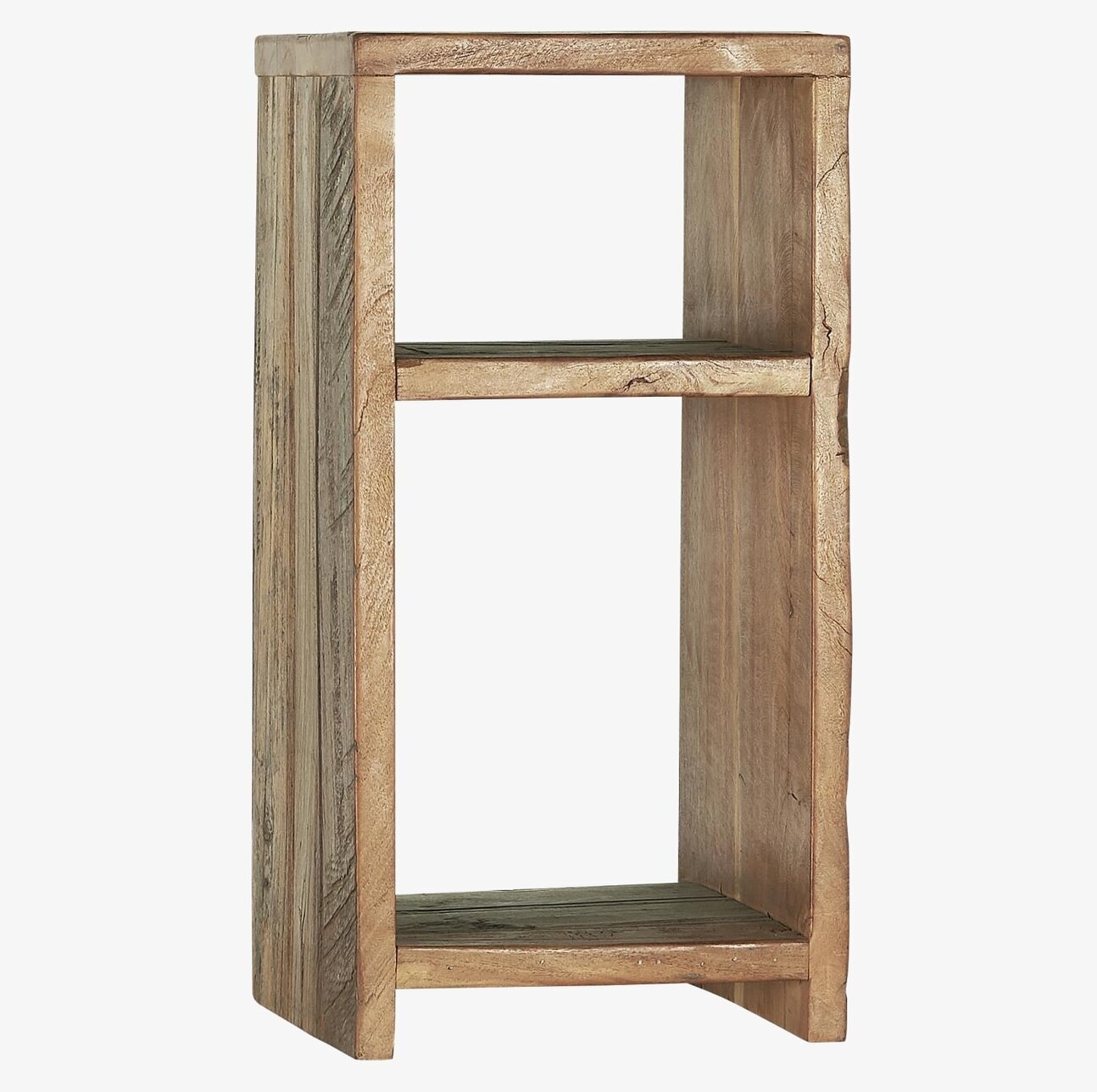 Sidobord Unika från IB Laursen i rått trä med tre hyllplan