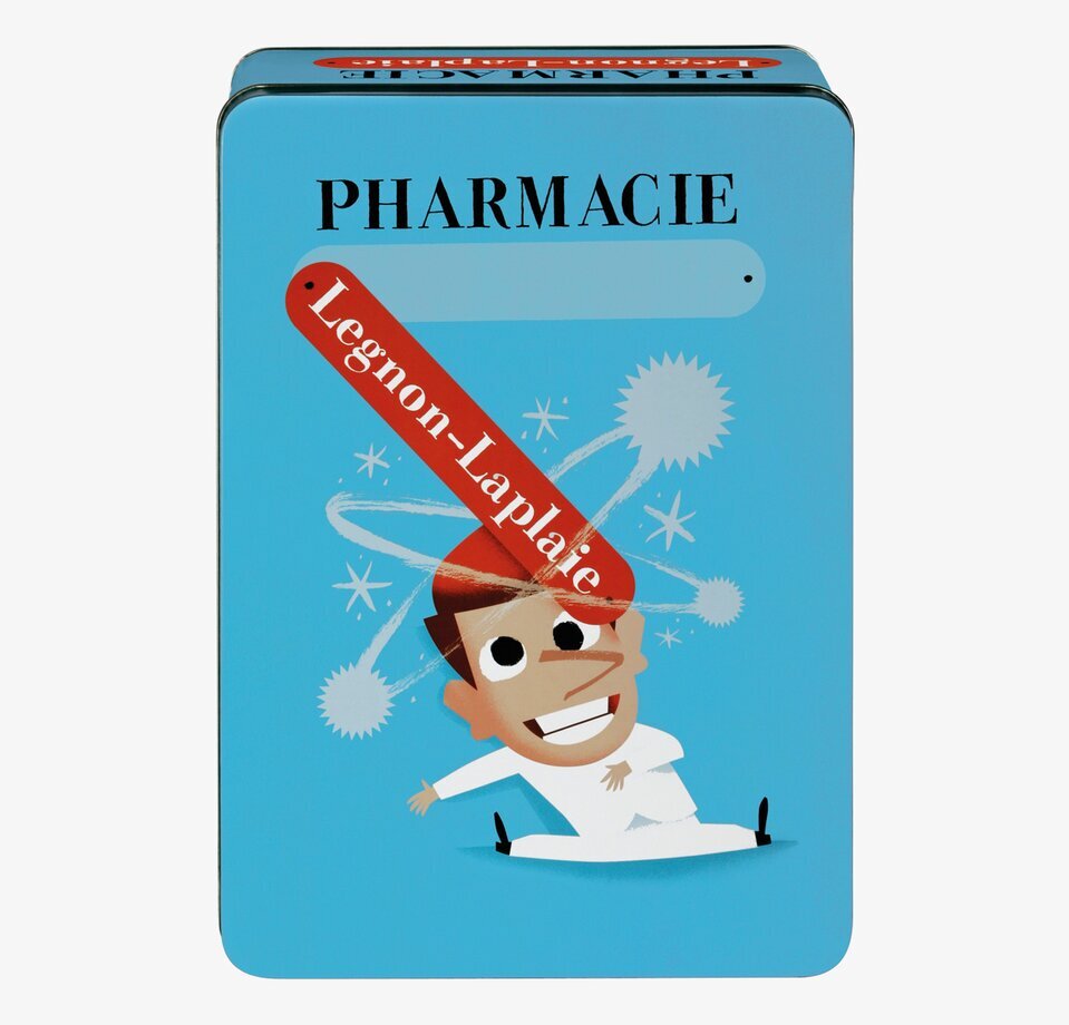 Plåtburk Första hjälpen blå från Derriére la porte