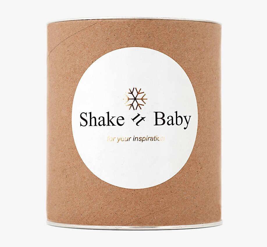 Snöglob Billie från Shake it Baby i hållbar förpackning