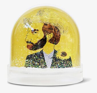 Snöglob Vincent M från Shake it Baby med Van Gogh-motiv