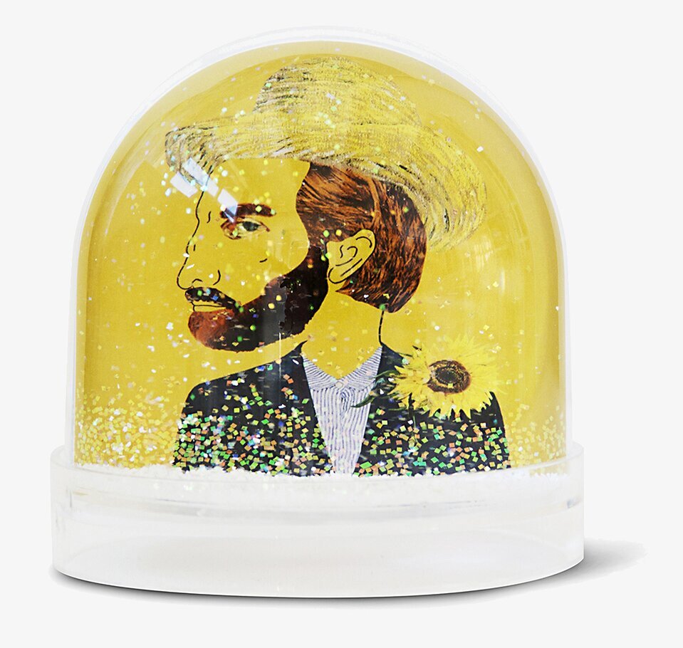 Snöglob Vincent M från Shake it Baby med Van Gogh-motiv
