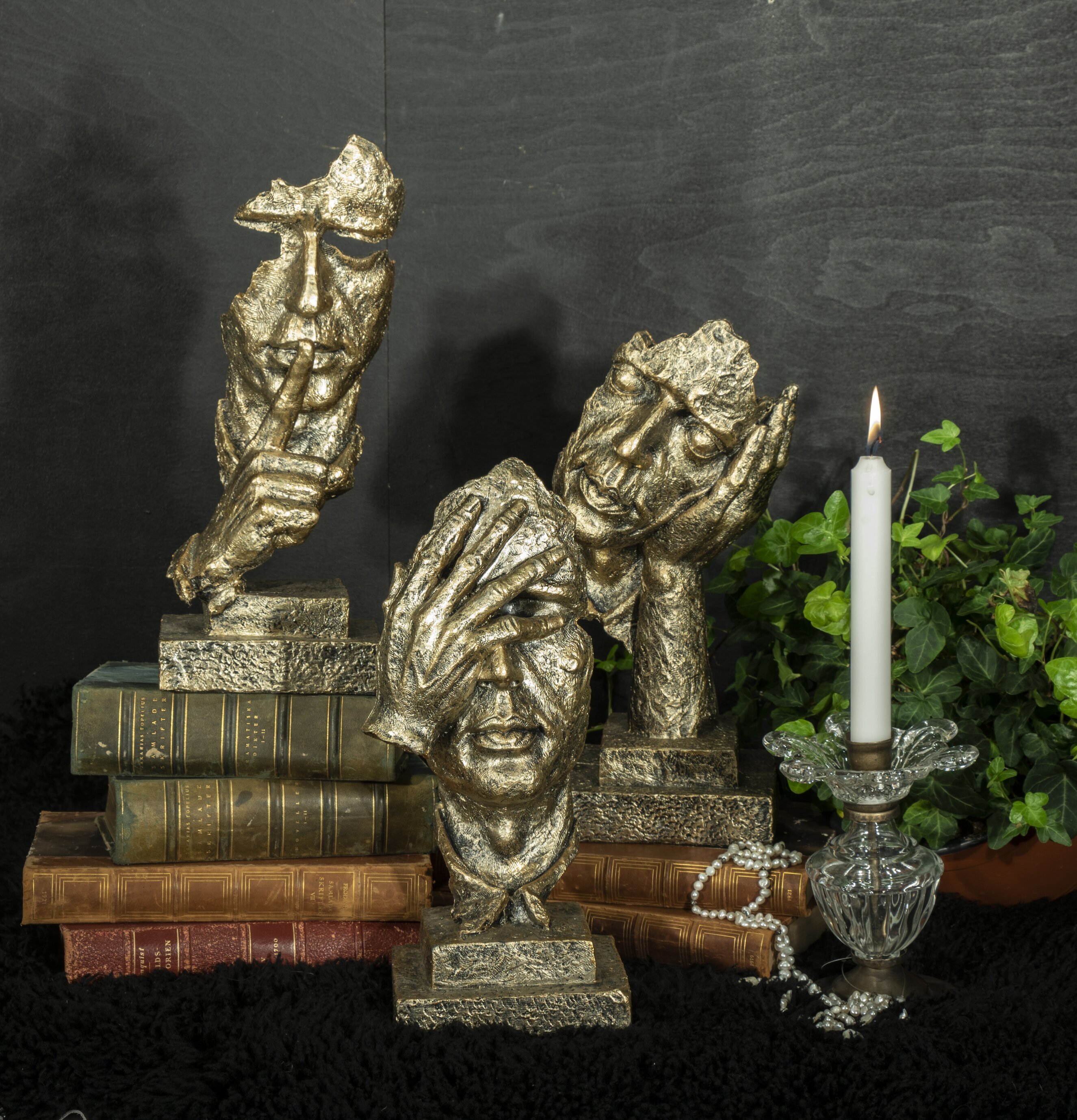 Statyett Milo från Trademan med antik känsla och detaljer