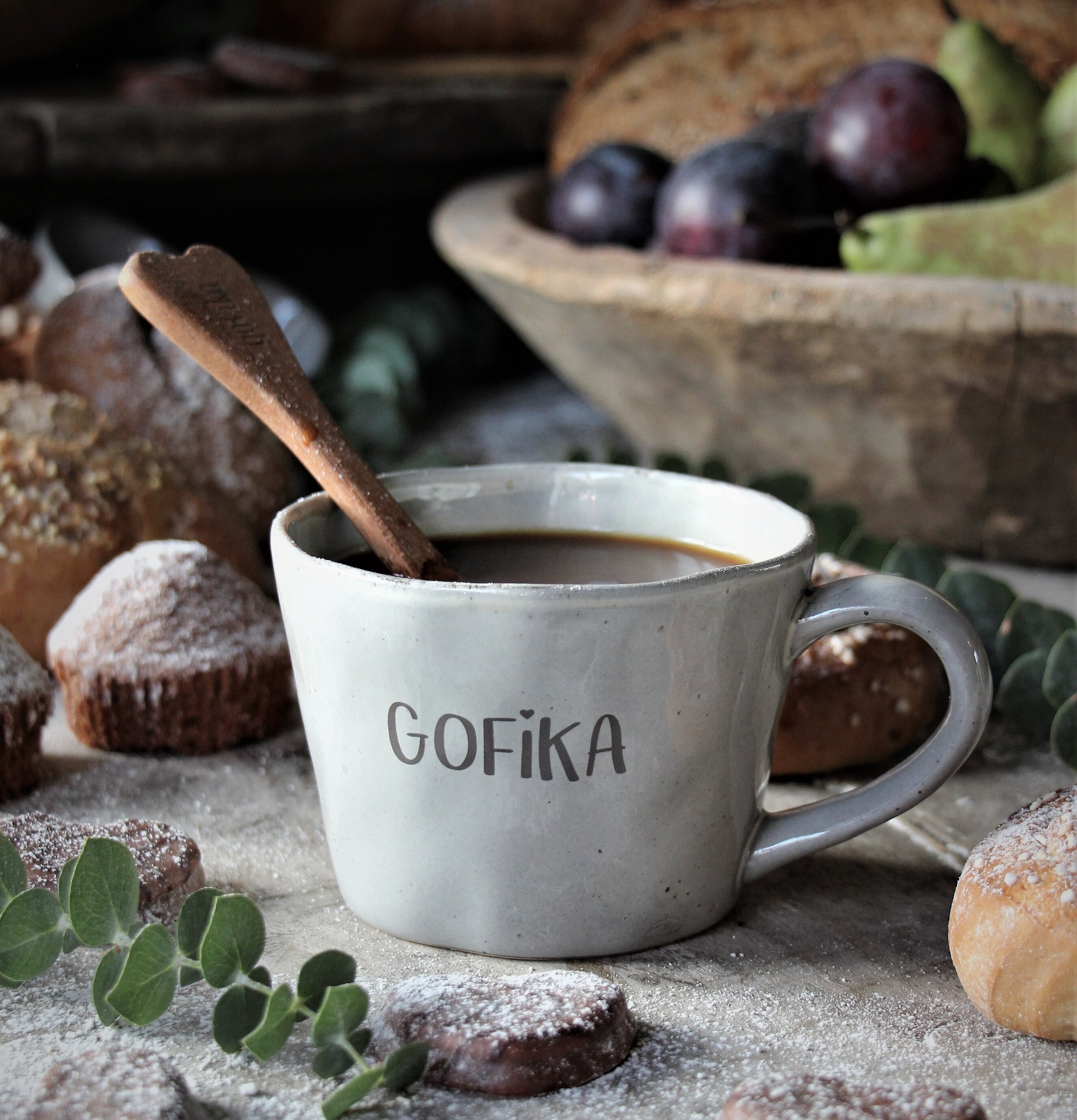 Gofika Mugg - Kärlek & Fika från Majas Cottage med fika
