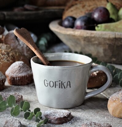 Gofika Mugg - Kärlek & Fika från Majas Cottage med fika