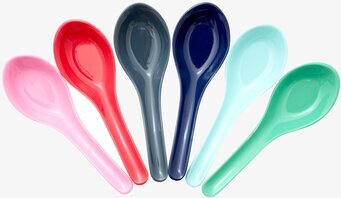 Melaminskedar Asian Spoon - Believe In Red Lipstick från Rice