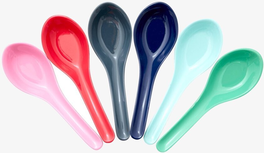 Melaminskedar Asian Spoon - Believe In Red Lipstick från Rice