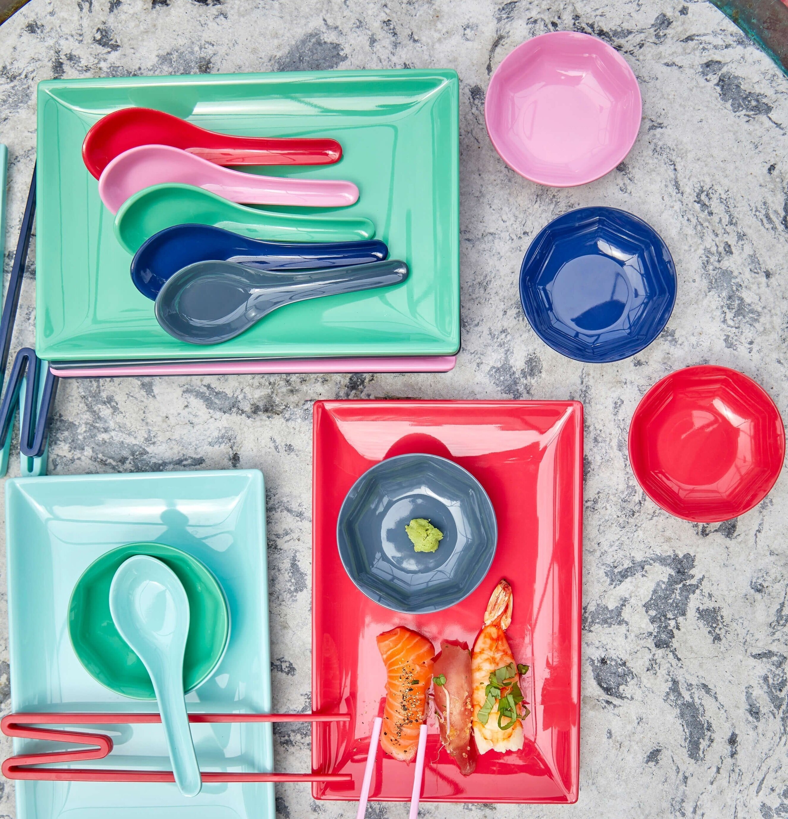 Rice Melaminskedar Asian Spoon - Believe In Red Lipstick