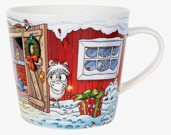 Porslinsmugg Mulle Jul från Lena Furberg by Martinex