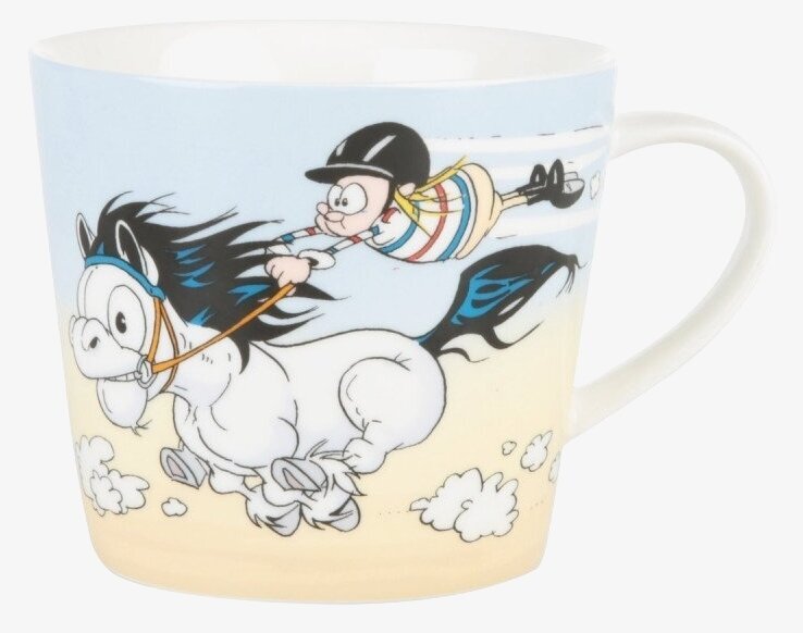 Porslinsmugg Mulle Glädjesprång från Lena Furberg by Martinex