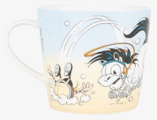 Porslinsmugg Mulle Glädjesprång från Lena Furberg by Martinex