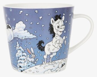 Porslinsmugg Mulle Uggla från Lena Furberg by Martinex