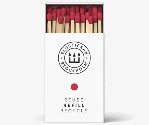 Eldstickan Tändstickor Refill Ros från Eldstickan