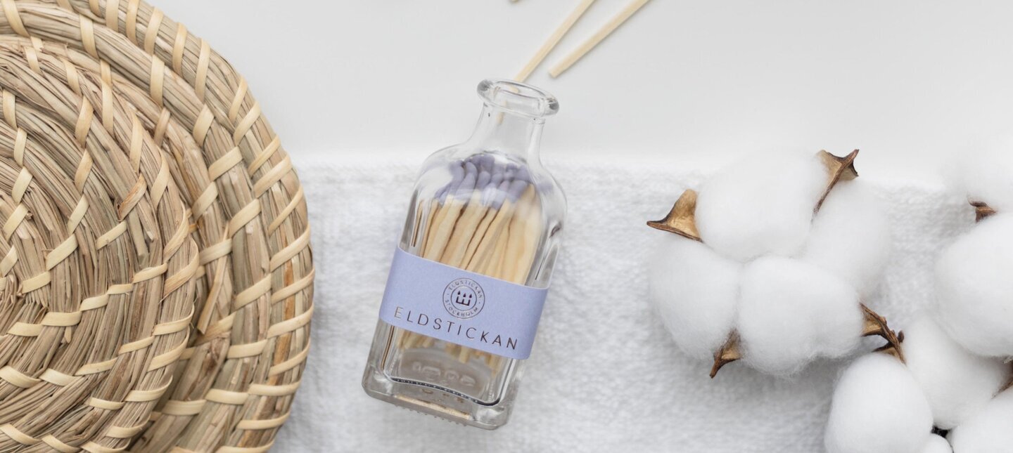 Tändstickor Liten Lavendel Eldstickan