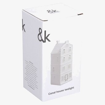 Bild av ljuslyktas eleganta och minimalistiska förpackning