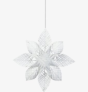 Anna Star Vit Ø 82 cm från PR Home, vit stjärndekoration