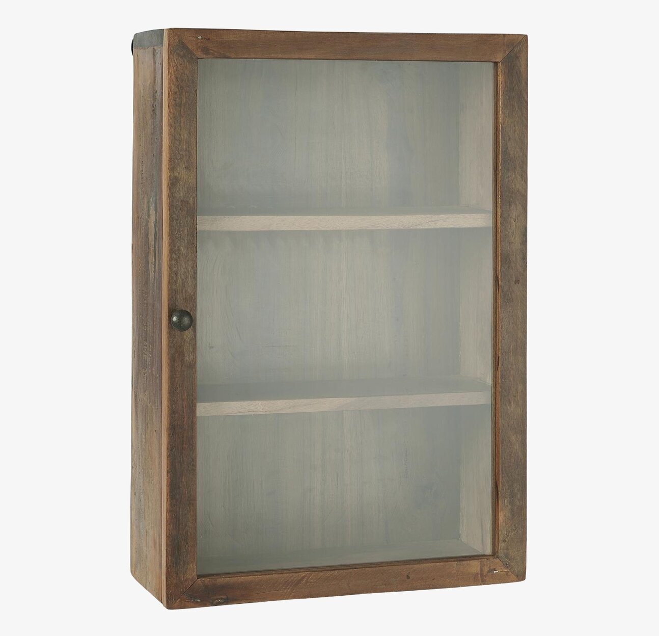 Väggskåp Unika från IB Laursen med glasdörr och träfinish