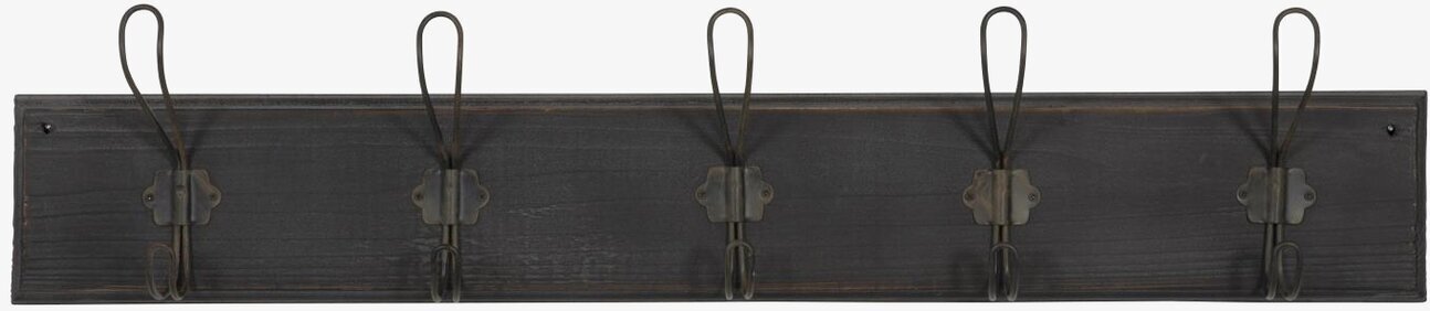 Klädhängare 5 Krokar Mörkgrå/Svart från IB Laursen