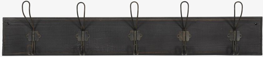Klädhängare 5 Krokar Mörkgrå/Svart från IB Laursen