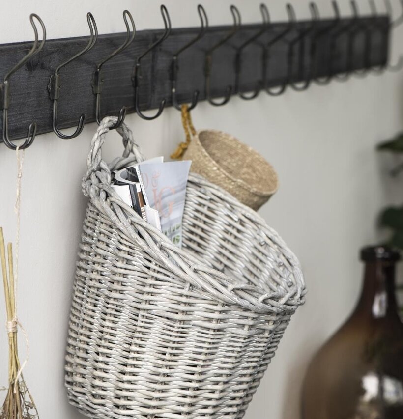 Klädhängare 5 Krokar Mörkgrå/Svart från IB Laursen i hallen