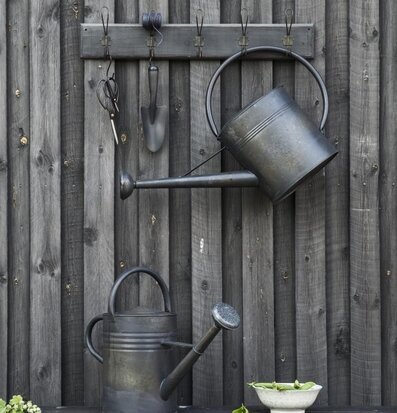 Klädhängare 5 Krokar Mörkgrå/Svart från IB Laursen monterad