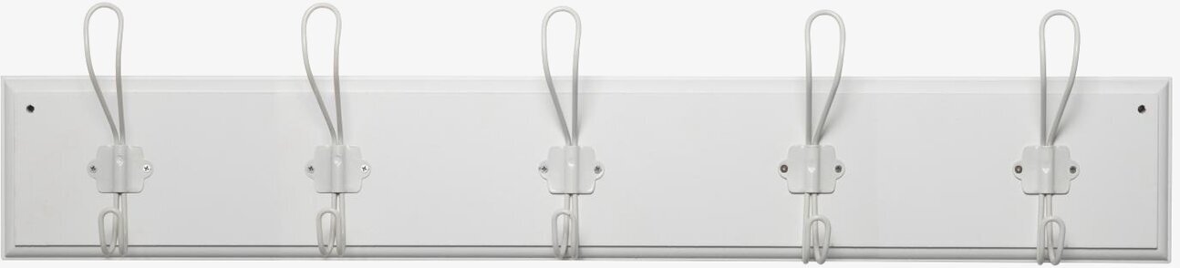 Klädhängare 5 Krokar Vit från IB Laursen i vit trädesign