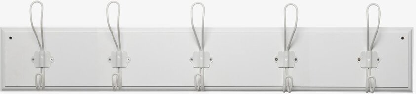 Klädhängare 5 Krokar Vit från IB Laursen i vit trädesign