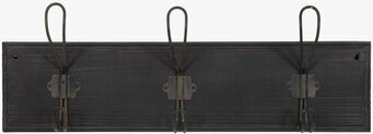 Klädhängare 3 Krokar Mörkgrå/Svart från IB Laursen