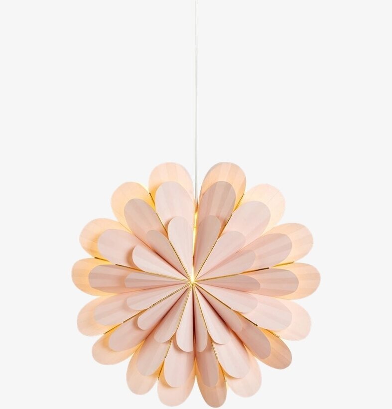 Stjärna Hängande Marigold Rosa från Markslöjd i rosa färg