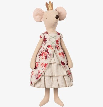 Princess Mouse Maxi från Maileg i elegant blommig klänning