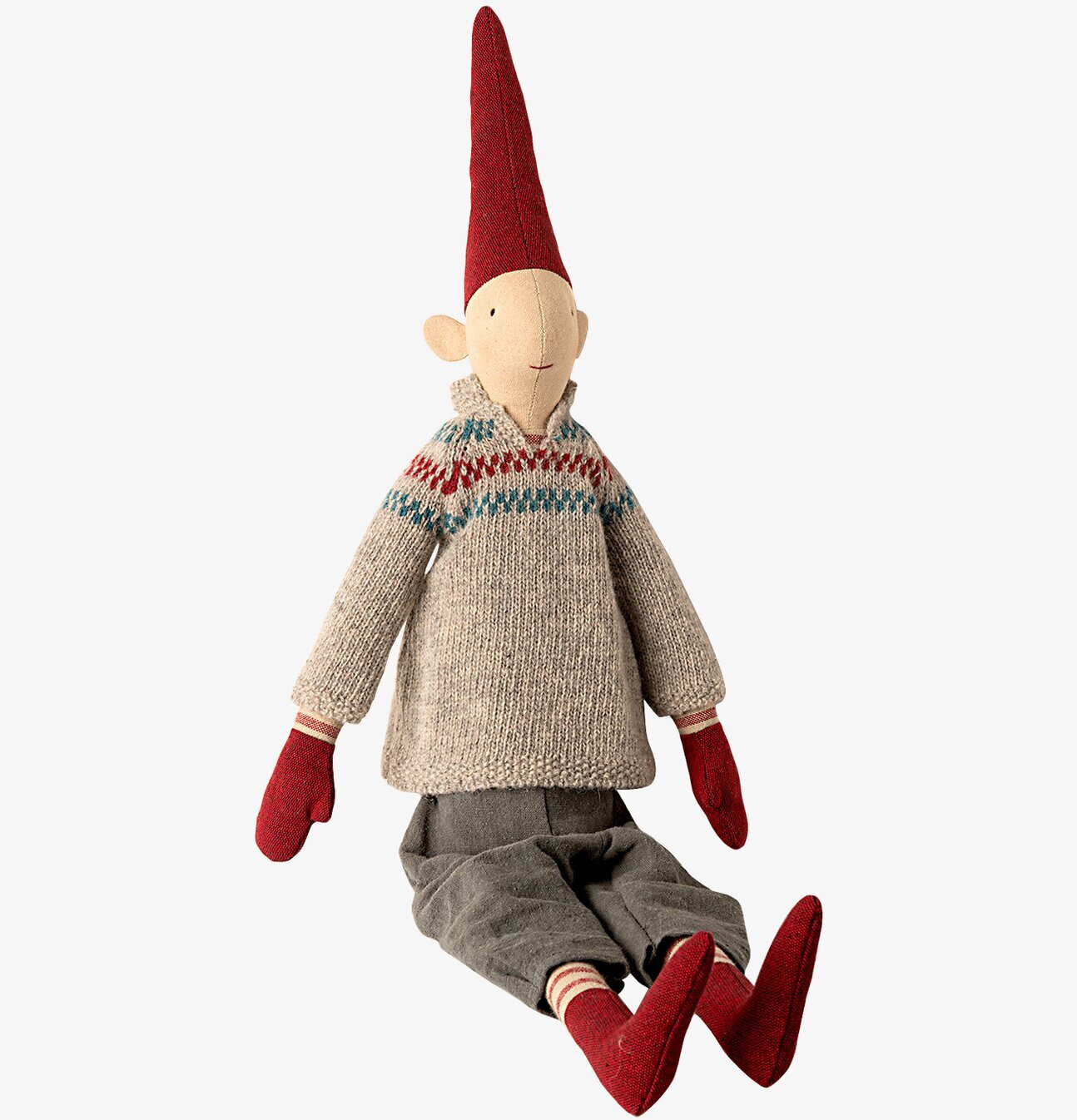 Maxi Pixi No 2 från Maileg, en detaljerad mjuk nisseleksak