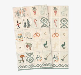 Servetter - Days Of December från Maileg med julmotiv