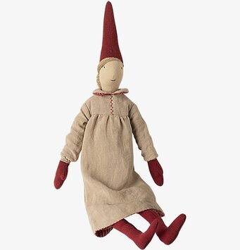 Maxi Pixi No 1 från Maileg, en detaljerad tomtedocka