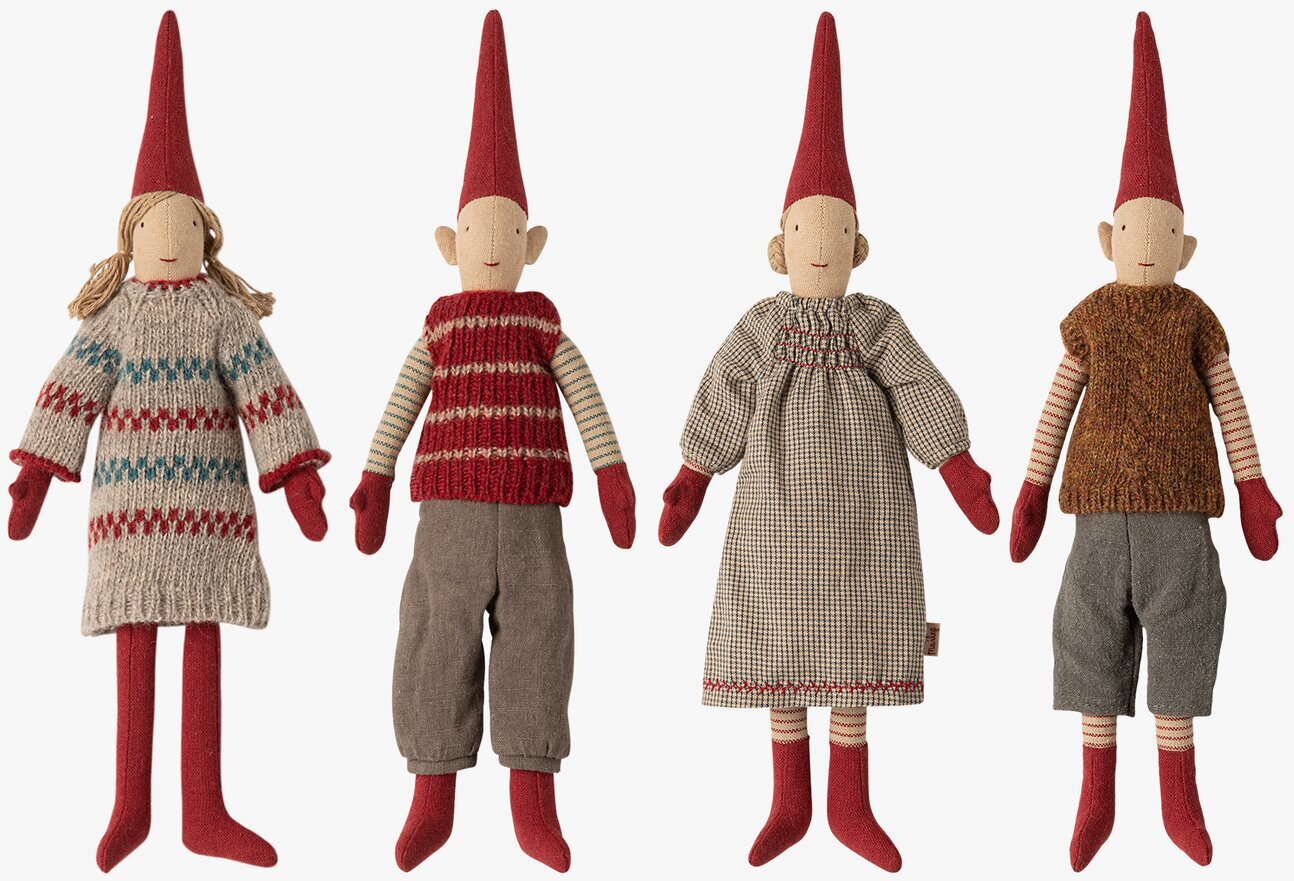 Mini Pixy Maileg dockor från Maileg med detaljerade kläder