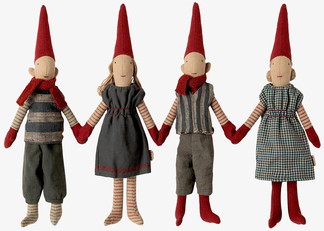 Maileg Mini Pixy Magnet juldekoration med handgjorda dockor