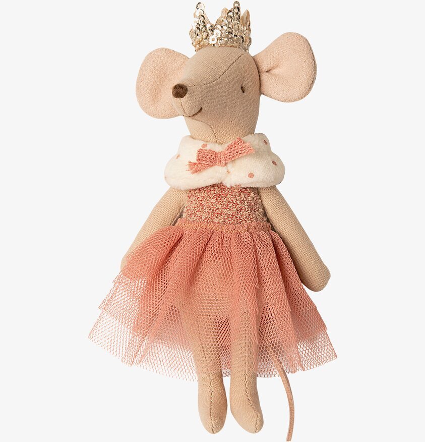 Princess Mouse Big Sister från Maileg i prinsesskläder