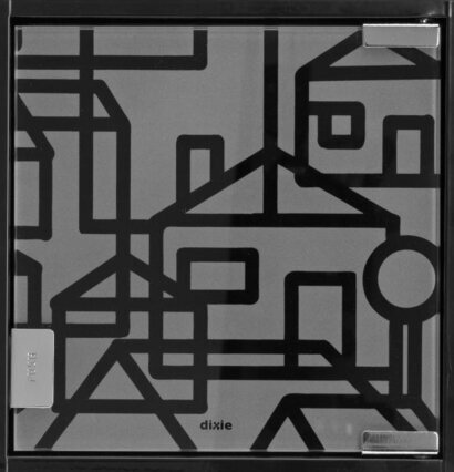 Nyckelskåp Villastad Svart från Dixie på ljus vägg