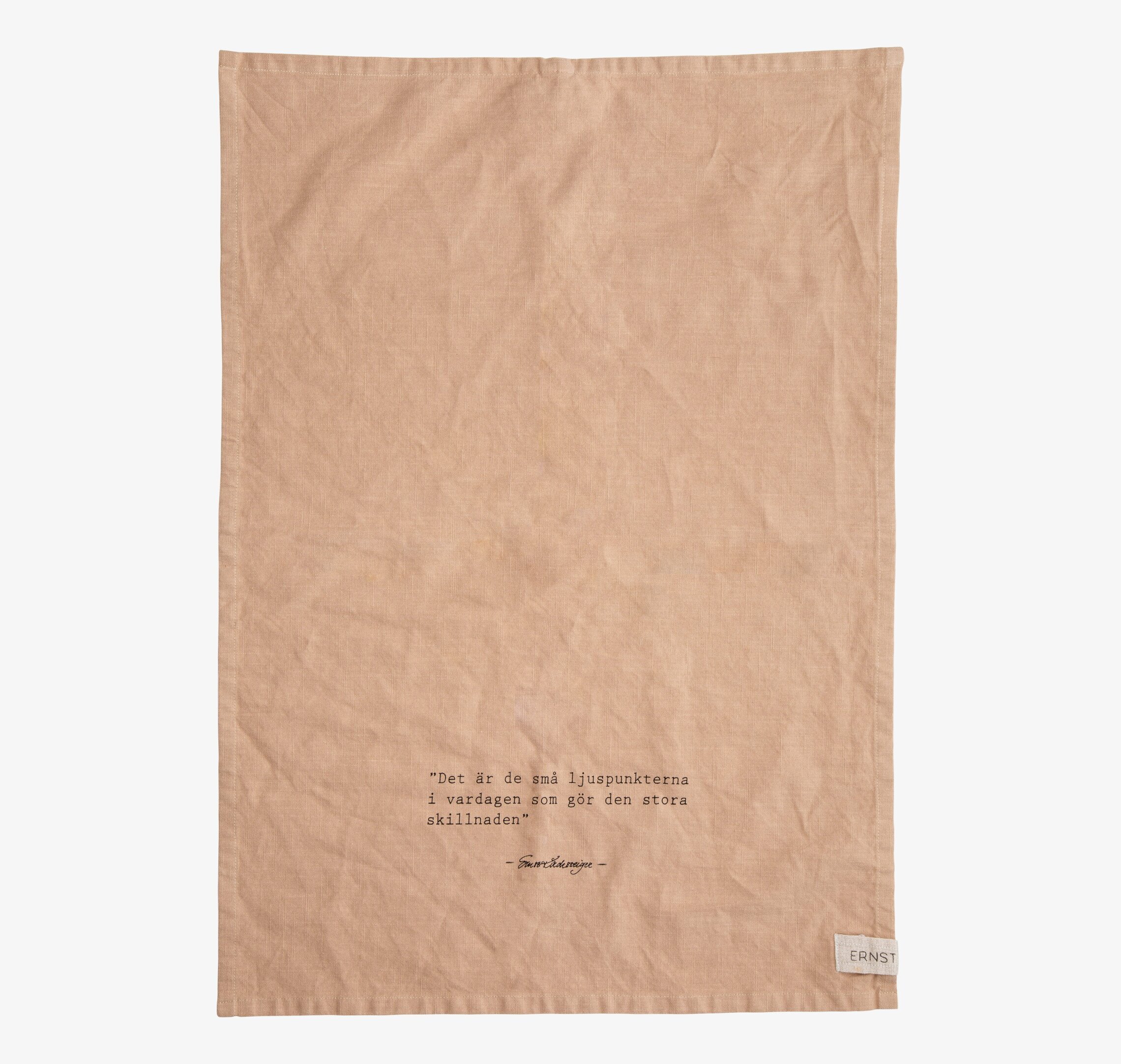Kökshandduk Ljuspunkter Muskot från Ernst i jordnära nyans